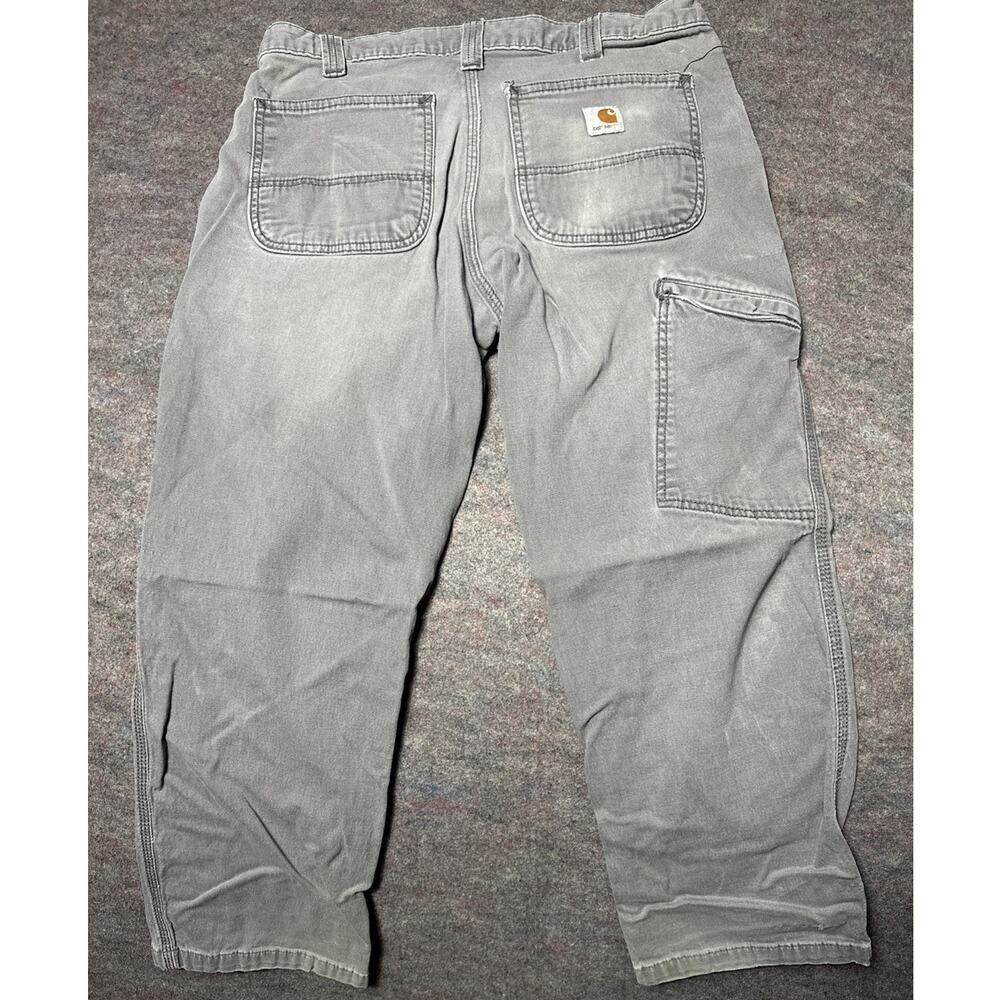 Carhartt Force Extremes Cargo Men’s 33x28 Work Pants Gray Logo Relaxed Fit